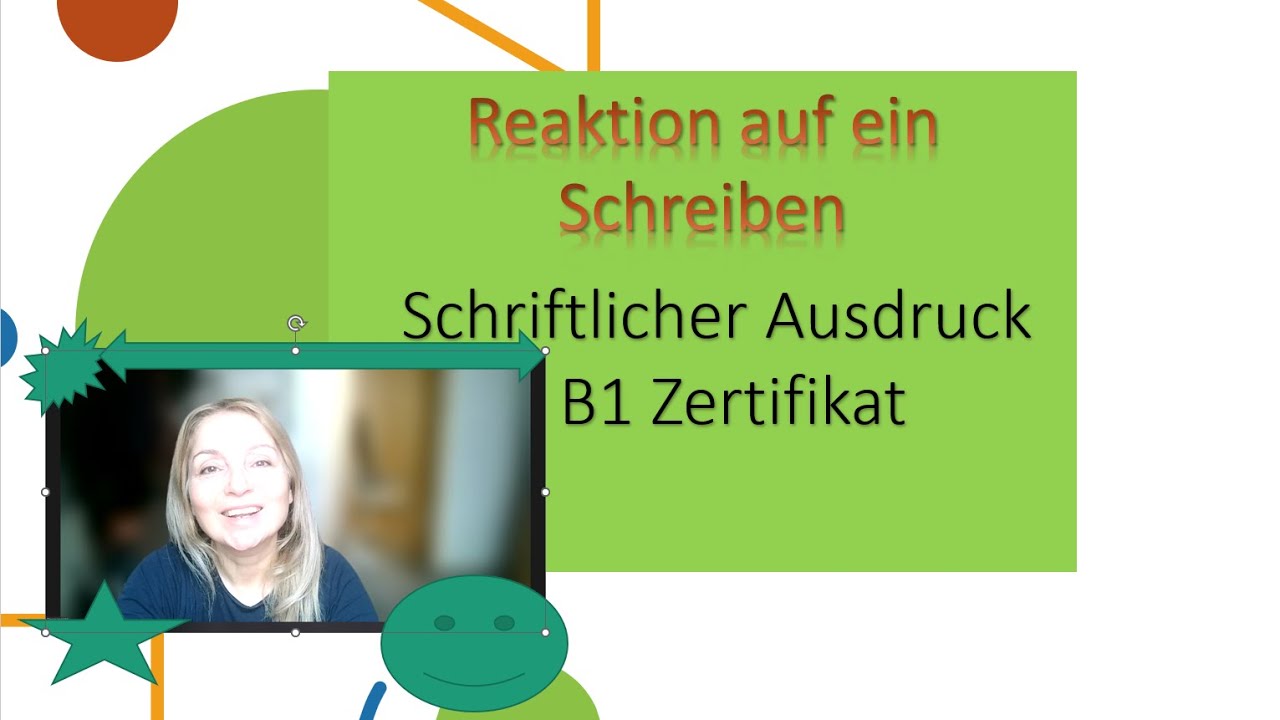 Telc B1 Schriftlicher Ausdruck B1 Zertifikat YouTube Telc B1 Schriftlicher Ausdruck B1 Zertifikat YouTube