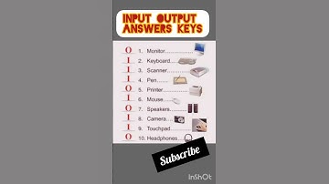 Input and output answers keys,monitor,speaker mouse touchpad#keys#inputout #shorts