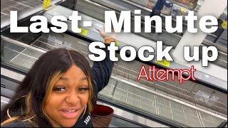 LAST MINUTE QUARANTINE STOCK UP ATTEMPT| SAMS CLUB