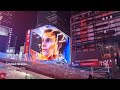 Naked eye 3d led display dooh advertising billboard 2024 anamorphic screen times square new york