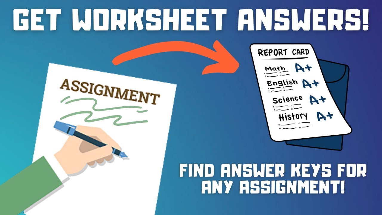 How To Get Answers To Any Worksheet Find Assignment Answer Keys 2020 Youtube