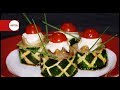 Резные фаршированные кабачки / Праздничные блюда / Food Art