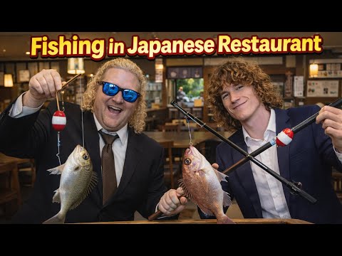 Catching Fish at Restaurant in Japan!   [REACT VID]