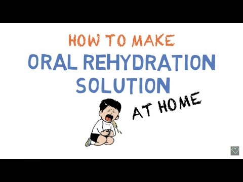 HOW TO MAKE ORAL REHYDRATION SOLUTION