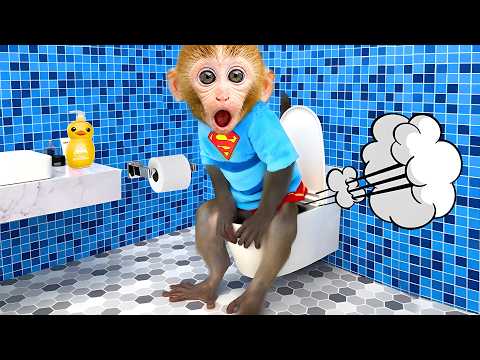 Cute Monkey BonBon unexpectedly receives a big secret gift from his cute friends