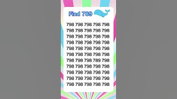 Check observation skill 37: only 7% people can find the number in 5 sec #shorts #spotthedifference