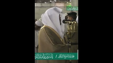 وربك يعلم ما تُكِنُّ صدورهم وما يعلنون~تلاوة مؤثرة للشيخ ياسر الدوسري بالأداء الشهير
