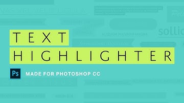 HIGHLIGHT your text with these Photoshop ACTIONS!