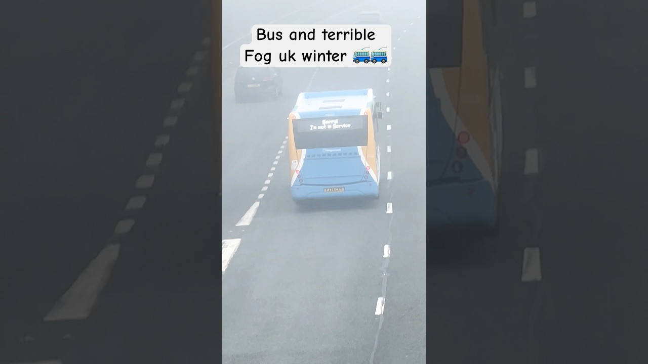 Terrible Condition, Thick Fog UK Wind | 🌫️💨 | 