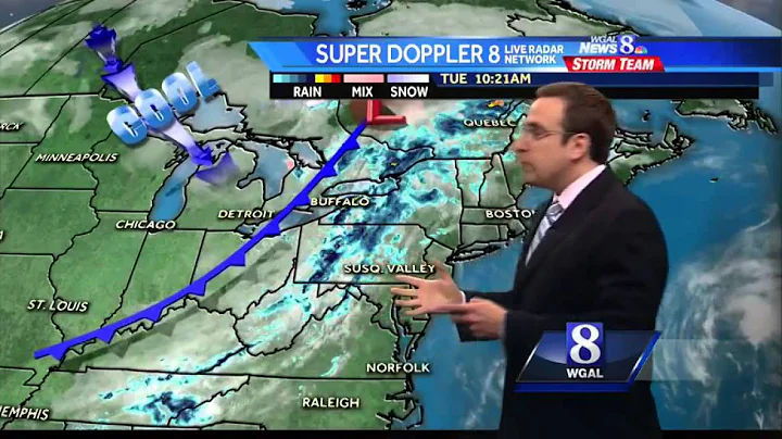 Ethan Huston's forecast: Scattered showers throughout the afternoon