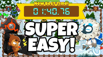 BTD6 Race Tutorial || "Egg and Spoon" in 01:40.76 (with Written Guide/Pushable)