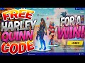 I Promised A RANDOM Teammate A FREE Harley Quinn Skin Code IF We Got A Duos Win!