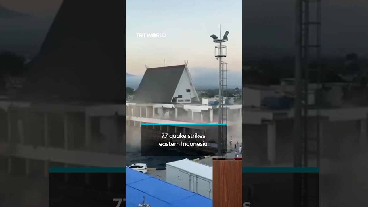 Powerful 7.7 magnitude earthquake strikes eastern Indonesia