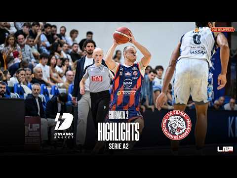 Banco di Sardegna Sassari - La T Tecnica Gema Montecatini | HL Giornata 2 Serie A2 2026/27