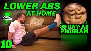 Lower Abs Workout At Home | 30 Days to Six Pack Abs for Beginner to Advanced Day 10 screenshot 2