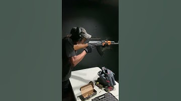 ak with homemade binary trigger #explore #shooting #2amendment #secondamendment   #shorts #short