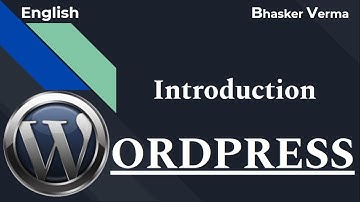 Introduction to WordPress | #1 WordPress English Tutorial