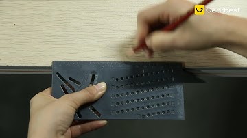 3D Woodworking Ruler Woodworking Scribe Mark Line Gauge - Gearbest.com