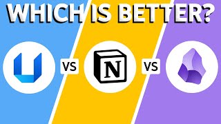 UpNote vs Notion vs Obsidian (2026) - Which One Is BEST?
