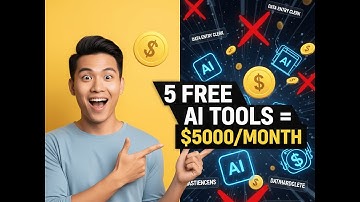 These 5 FREE AI Tools = $5,000/Month (Job Killer AI)