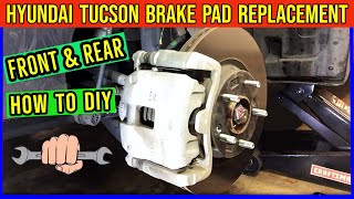 Brake Pad Replacement 2016 Hyundai Tucson Change Brake Pads Front and Rear