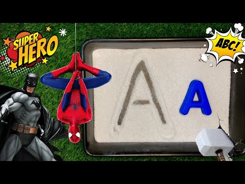 SUPERHERO ABC Alphabet learning for toddlers