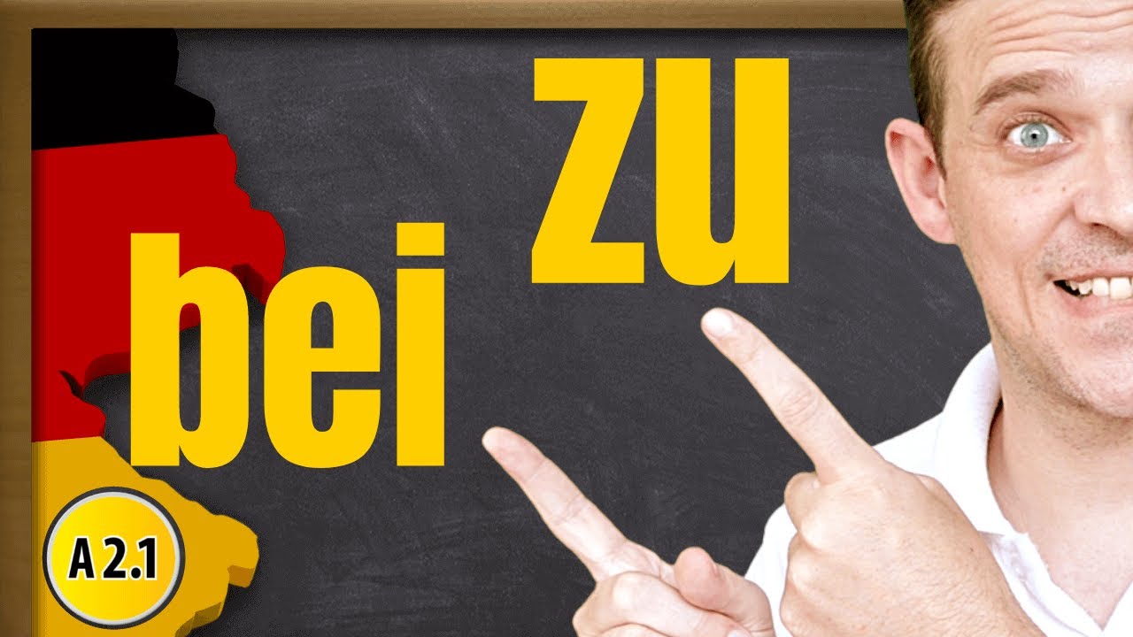 How and when to use the German prepositions zu  bei