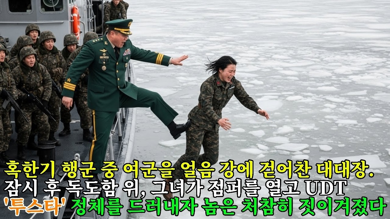 UDT 출신 여소장을 고문해 얼음 강에 처박은 중령  잠시 후, 지옥에서 살아 돌아온 그녀가 부대 전체를 초토화시키는데