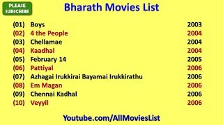 Bharath Movies List