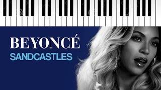 Beyoncé | Sandcastles | Piano Cover + Chords (LEMONADE)