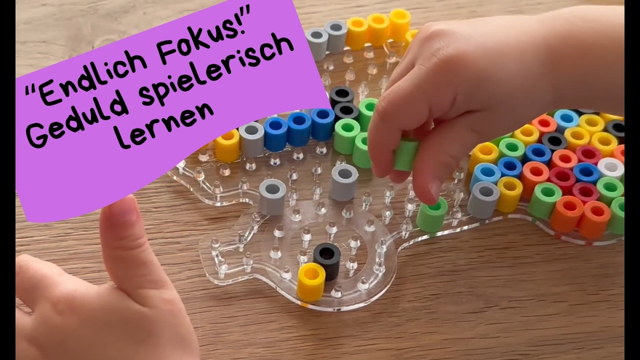 Konzentration fördern: Geduld & Feinmotorik mit Bügelperlen