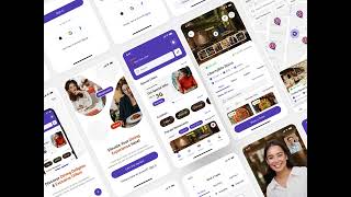 Restaurant Reservation Mobile App UIUX Design | Figma | App Design | Table Booking Mobile App Design