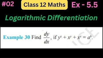 Chapter 5  Exercise 5.5 , Example 30  Class 12 Maths | NCERT Solutions | Differentiation