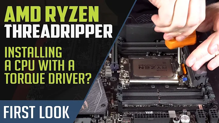 AMD 라이젠 스레드리퍼 프로세서 설치 방법