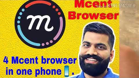 How to use 2 or 3 or 4 mcent browser in one phone📱.