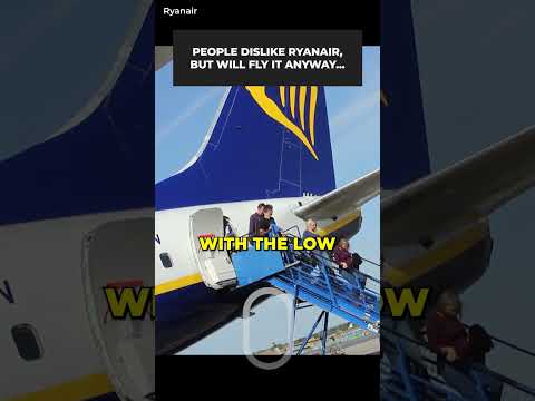 Ryanair Paradox: Passengers Hate The Airline, But Keep Booking Anyway #shorts