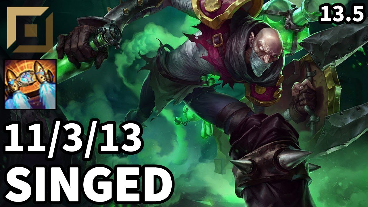 Singed Top vs Zac - EUW Master | Patch 13.5