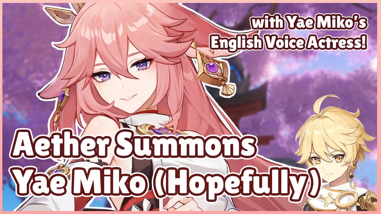 Yae miko voice actor