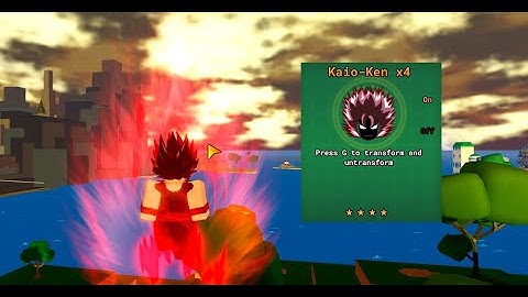 Kaio-Ken X4 Perfected Final Stand Remastered  speed test stats