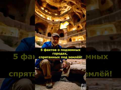 5 фактов о подземных городах, спрятанных под землёй! #ПодземныеГорода #ТайныИстории #Катакомбы #Факт