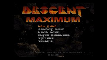 Descent Maximum - Sony PlayStation - Intro & Title Screen