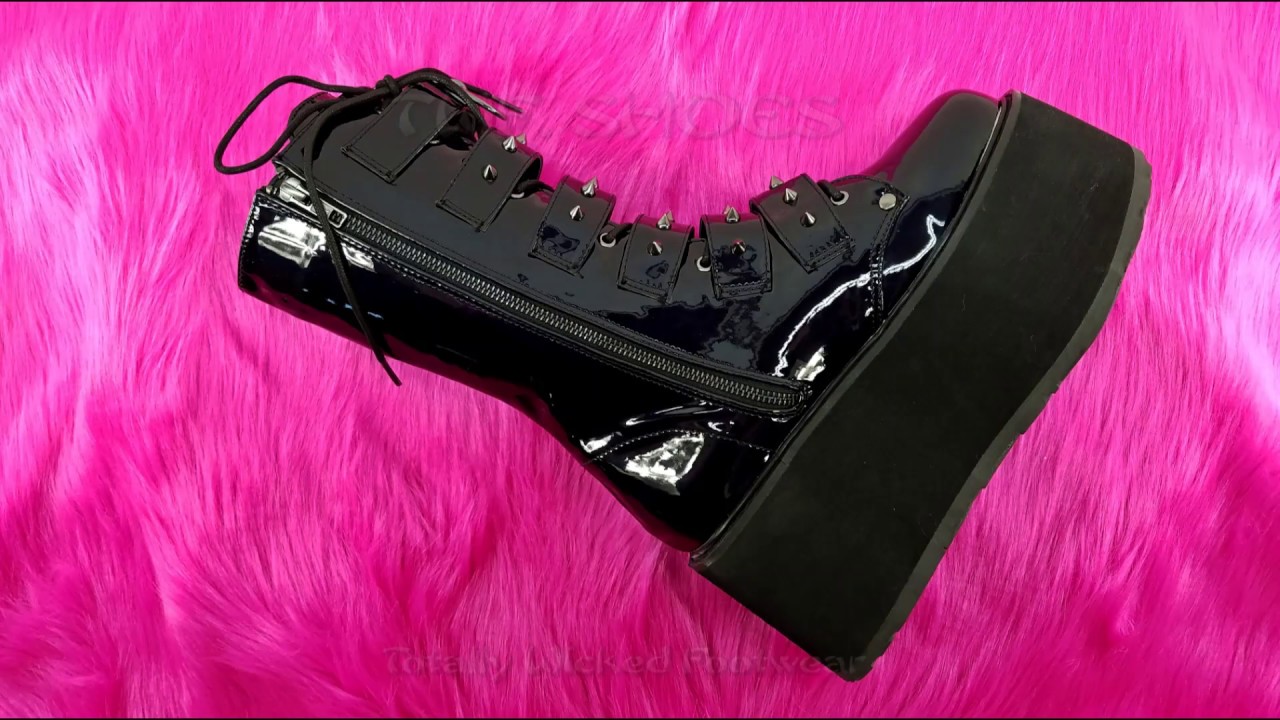 Demonia Damned 225 Cyber Goth Punk Boots
