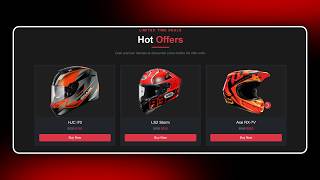 Bike Helmet Store Website Part 8 | Responsive Testimonial Carousel Using HTML, CSS & Bootstrap