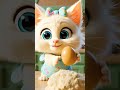 بيسة تصنع كيكة التفاح للدب Shorts بيسةوالدب للأطفال اطفال قطط بيسة Short بيسة والدب 