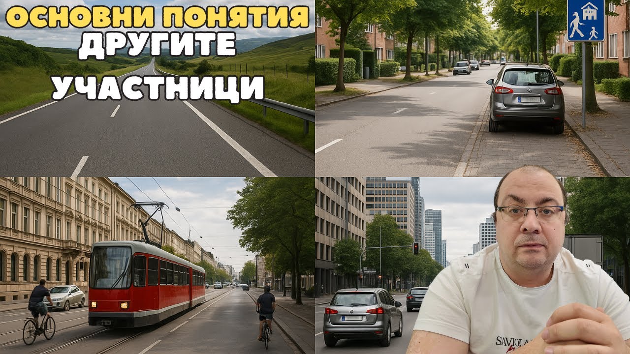 Шофьорски курс - теория 24.02.2026г - Основни понятия.  Другите участници