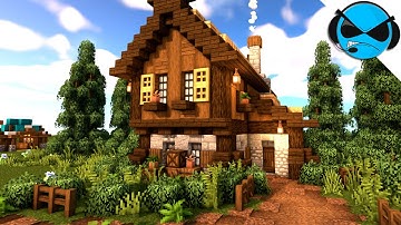 Minecraft: How to Build a Nordic House | Simple Survival House Tutorial