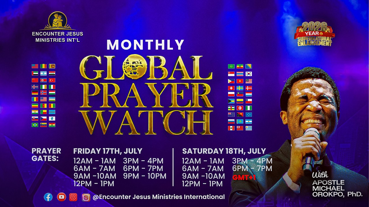 ⁣3PM PRAYER WATCH || 17.07.2026 || Apostle Michael Orokpo, PhD.