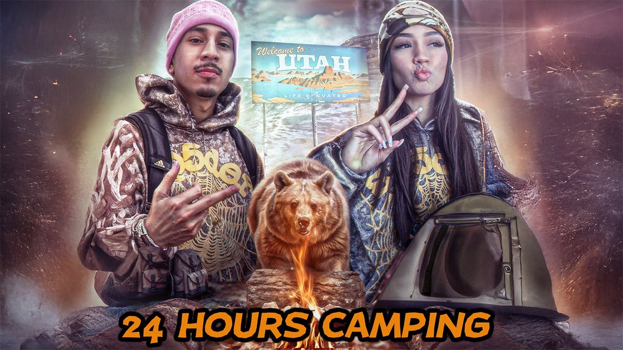 CAMPING IN THE WILD WITH A BADDIE!! (24hr STREAM)