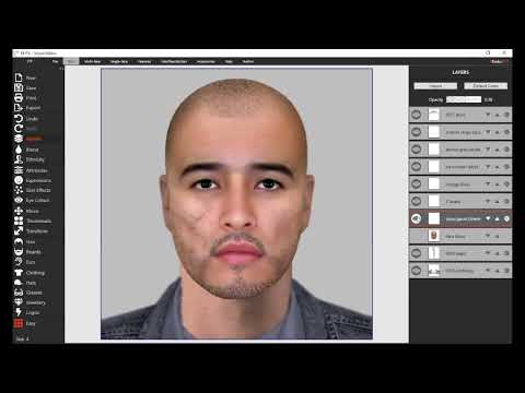 EFIT6 - The world's most advanced computer facial sketch system