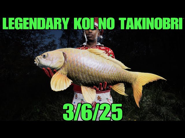 Koi No Takinobori Is The Legendary Fish Active This Week 3/6